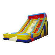 inflatable dry slide